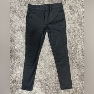 Express cotton blend skinny mid rise some stretch black pants women’s size 6R
